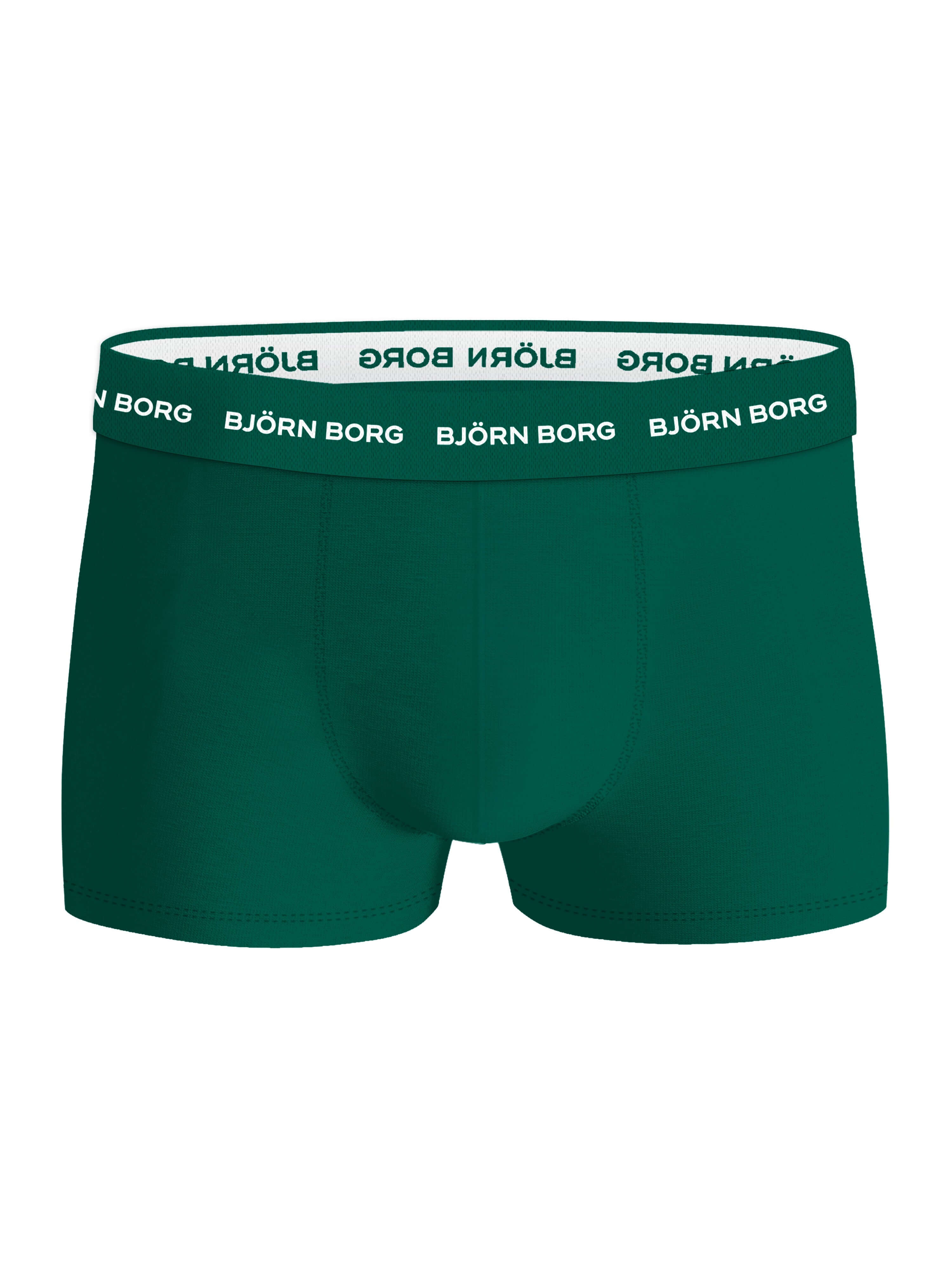 Björn Borg Cotton Stretch Trunks 3-pack - Blue, Green
