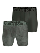 Björn Borg 3 Pack Sports Lightweight Boxers - Print, Grey