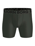 Björn Borg 3 Pack Sports Lightweight Boxers - Print, Grey