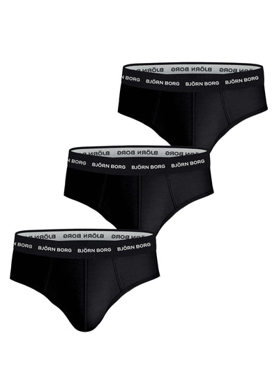 Bjorn Borg Cotton Stretch Briefs - 3 Pack, Men's Underwear