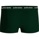 Björn Borg Cotton Stretch Trunks 3-pack - Black, Green, Print
