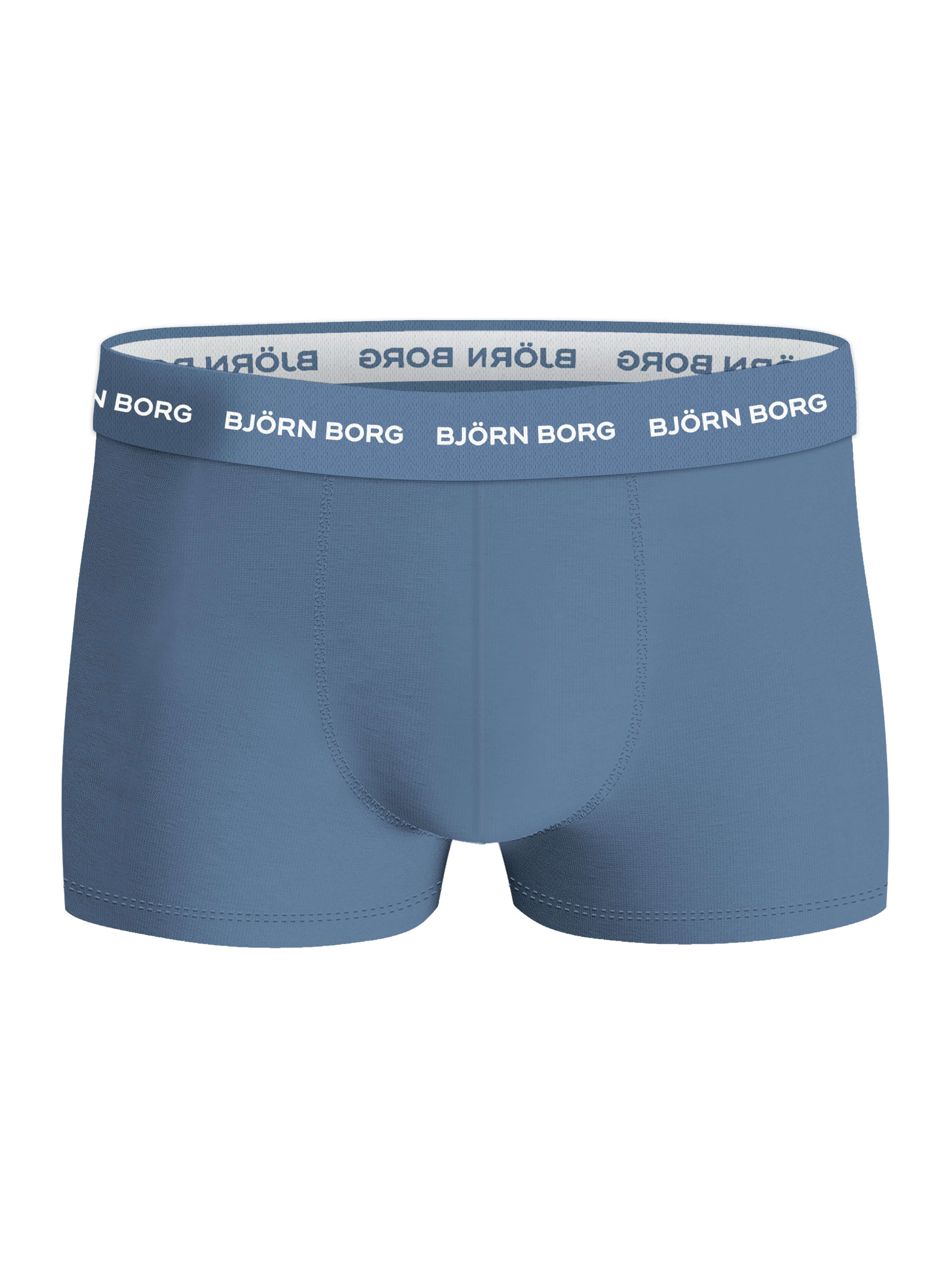 Björn Borg Cotton Stretch Trunks 3-pack - Blue, Tulip Print
