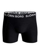 Björn Borg 5-Pack Cotton Stretch Boxer Briefs - Black