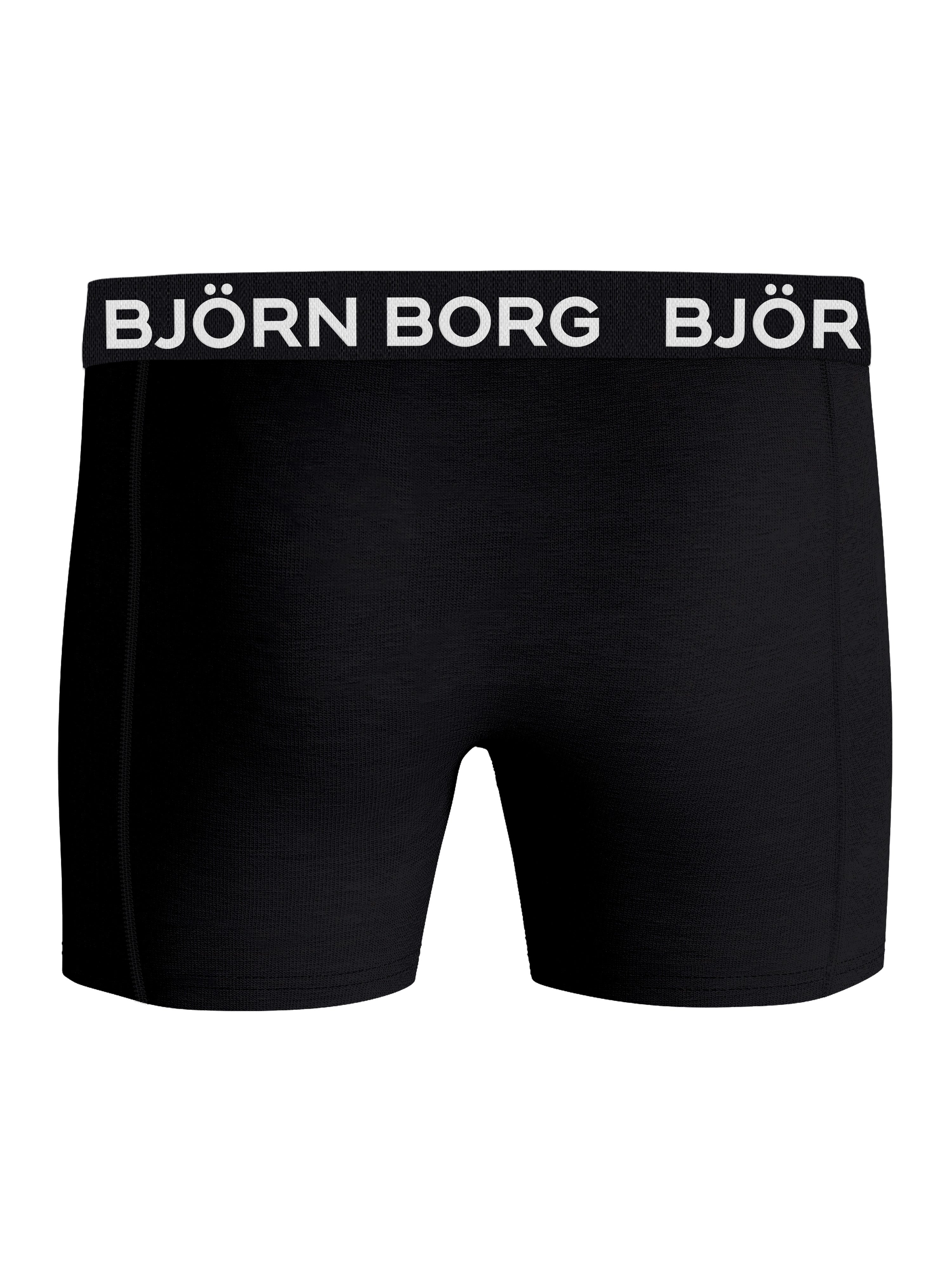 Björn Borg 5-Pack Cotton Stretch Boxer Briefs - Black detail