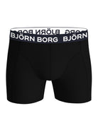 Björn Borg 5-Pack Cotton Stretch Boxer Briefs - Black Multi detail