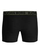 Björn Borg 5-Pack Cotton Stretch Boxer Briefs - Black Multi alternate