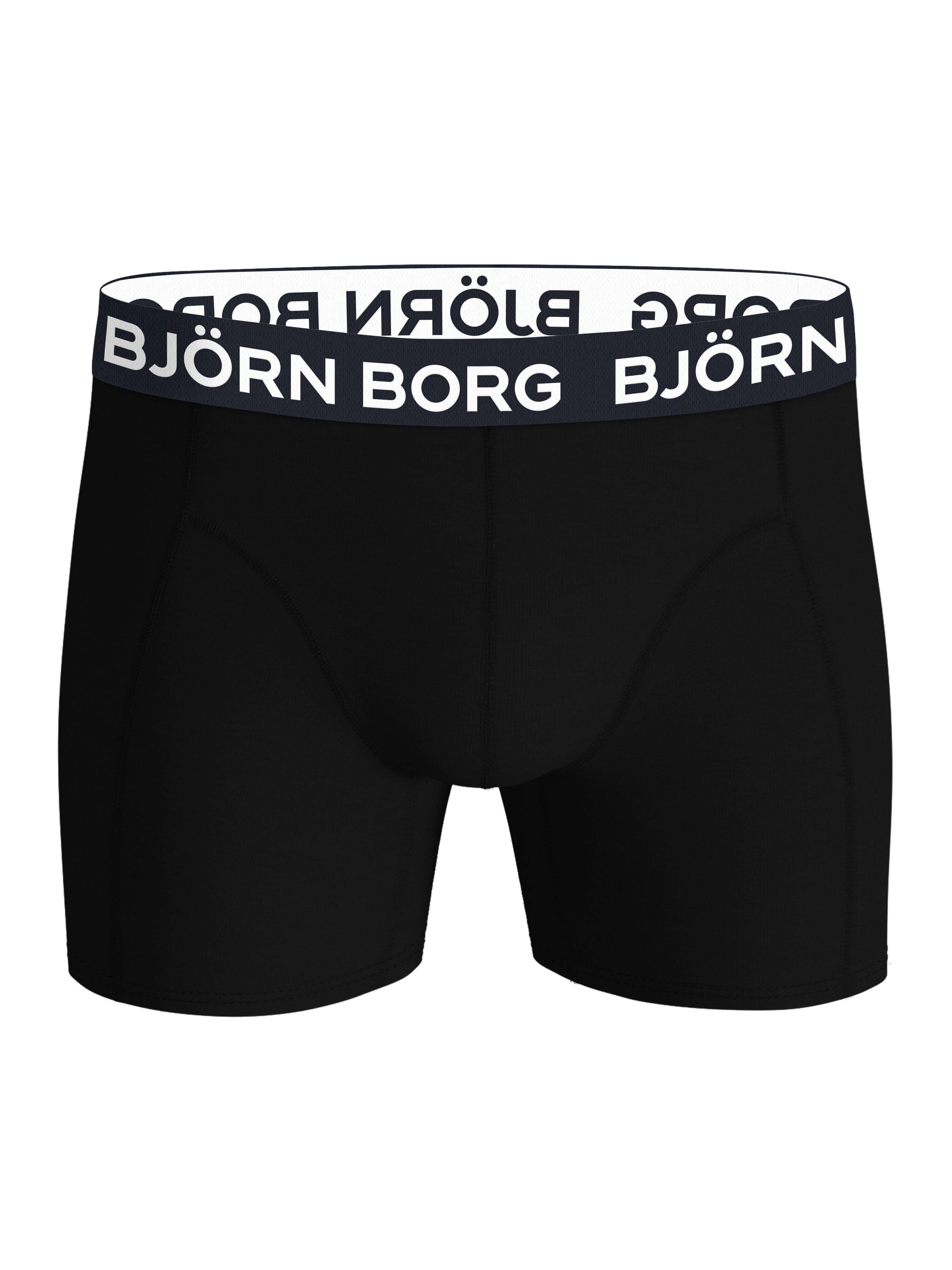 Björn Borg 2-Pack Cotton Stretch Men's Boxers - Black, Multi