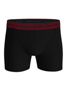 Björn Borg Men’s 3-Pack Cotton Stretch Boxers – Black, Blue, Burgundy Print