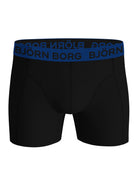 Björn Borg 5 Pack Cotton Stretch Boxers - Black, Blue, Green, Print