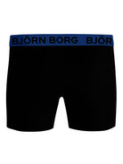 Björn Borg 5 Pack Cotton Stretch Boxers - Black, Blue, Green, Print