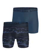 Two pairs of Björn Borg men's underwear on a white background