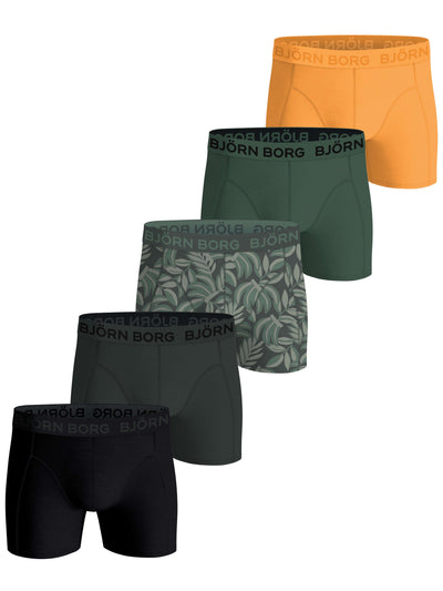Björn Borg Cotton Stretch Boxers 5 Pack | Men’s Boxer Briefs
