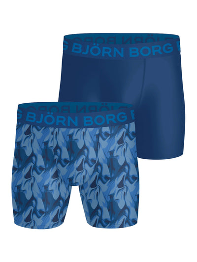 Björn Borg 2 Pack Sports Microfiber Boxer Briefs - Moisture Wicking