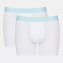 Sloggi Men's Ever Cool 2 Pack Boxer Shorts - White