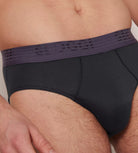 Sloggi Men's Ever Cool 2 Pack Midi Briefs - Black