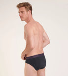 Sloggi Men's Ever Cool 2 Pack Midi Briefs - Black