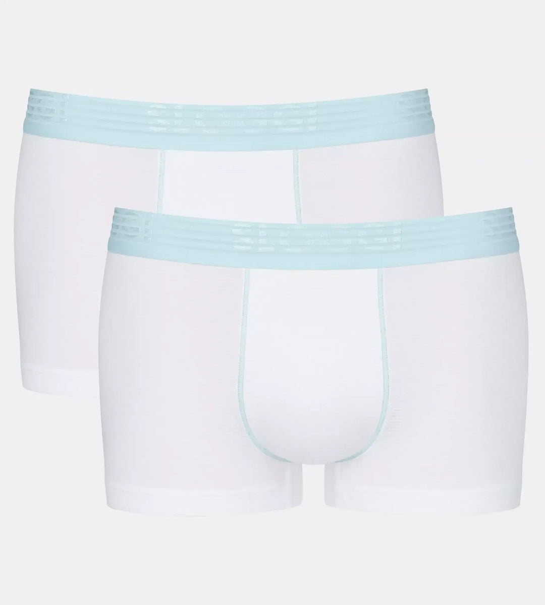 Sloggi Men's Ever Cool 2 Pack Trunks / Hipsters White Trunks and Boxers