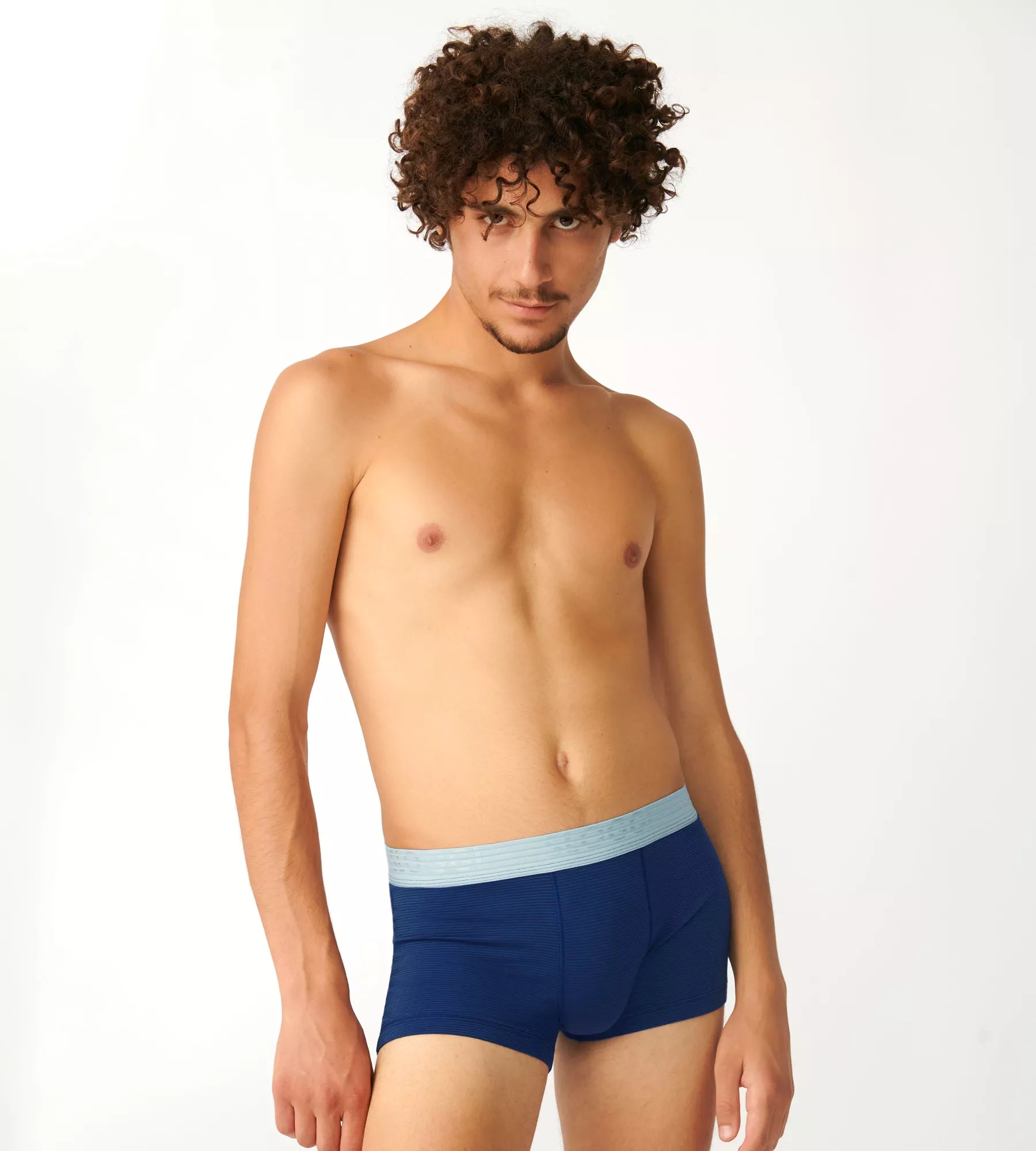 Sloggi Men's Ever Cool 2 Pack Trunks / Hipsters - Blue
