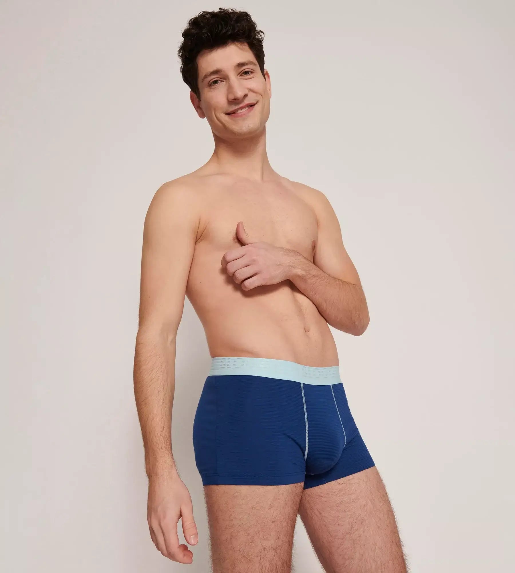 Sloggi Men's Ever Cool 2 Pack Trunks / Hipsters - Blue