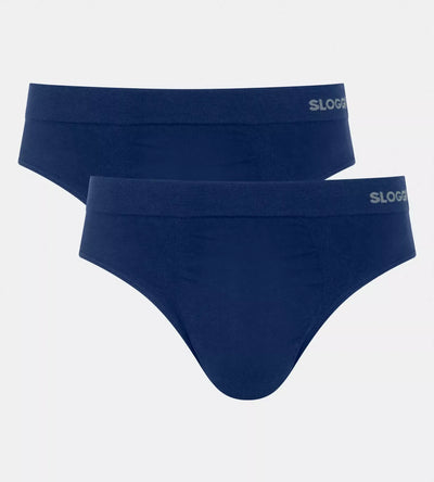 Sloggi GO Smooth Men’s Midi Briefs 2 Pack - Organic Cotton