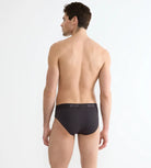 Sloggi Men’s SLG Midi Briefs 2 Pack – Organic Cotton – Charcoal