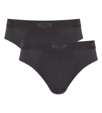 Sloggi Men's SLG Base Midi Briefs 2 Pack – Organic Cotton