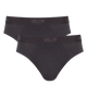 Sloggi Men’s SLG Midi Briefs 2 Pack – Organic Cotton – Charcoal