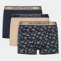 Emporio Armani 3 Pack Stretch Cotton Trunks - Beige Underwear