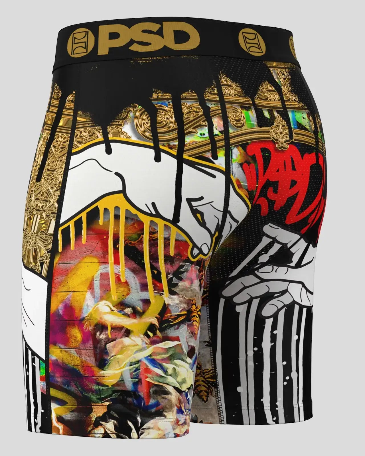 PSD Finger Drip 7" Boxer Briefs Breathable MicroMesh Stretch Fit