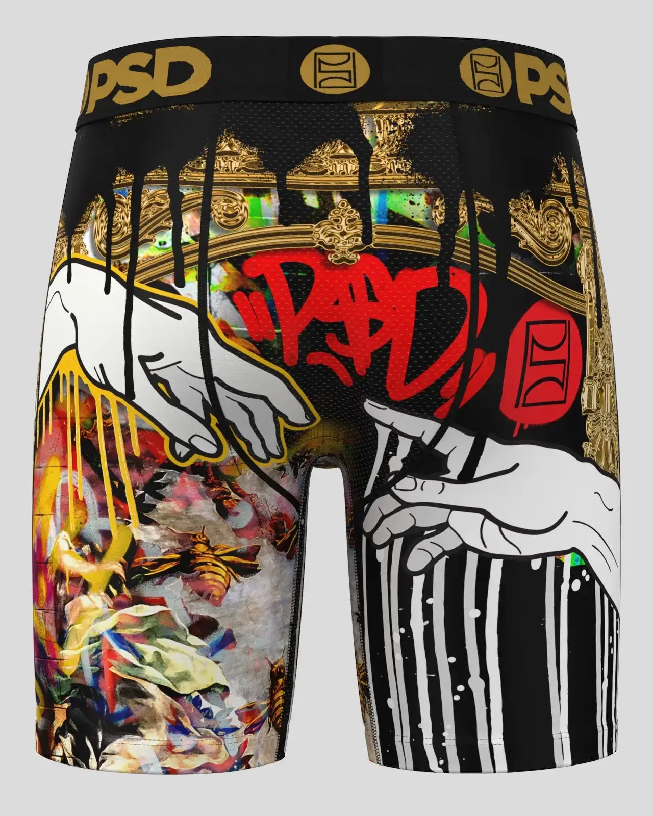 PSD Finger Drip 7" Boxer Briefs Breathable MicroMesh Stretch Fit