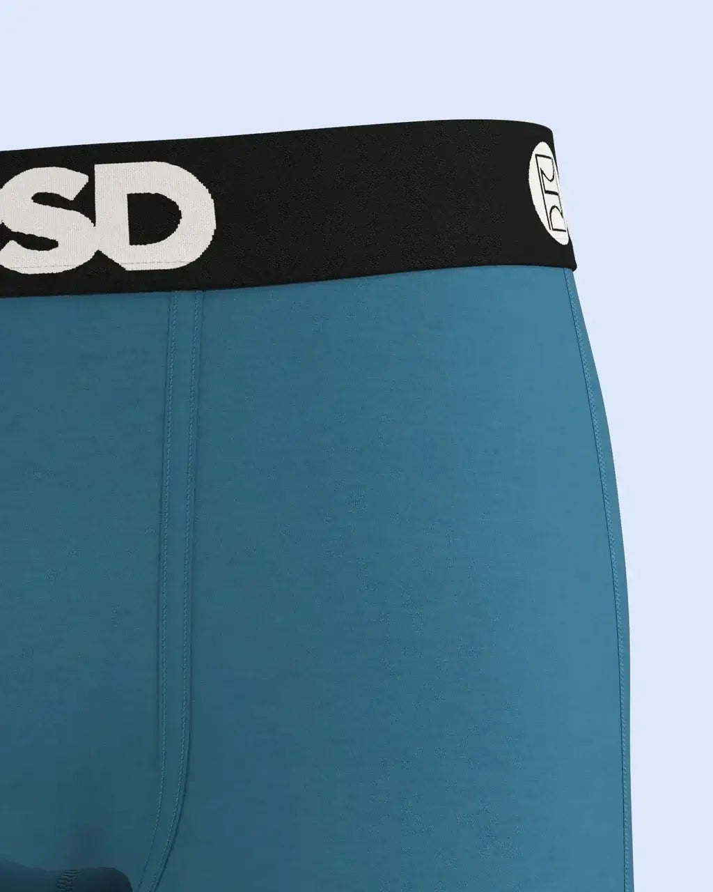 PSD Luxe Modal 7" Boxer Briefs – Teal Solid, Soft Breathable Comfort Fit