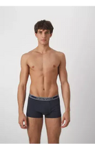 Emporio Armani 3 Pack Low Rise Trunks with core logo - Navy/Lavender/Mint