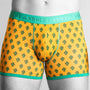 Swole Panda Cactus Bamboo Boxers 1 Pack Trunks - Yellow With Green Band