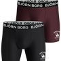Björn Borg Performance Boxer 2 Pack - Black / Red