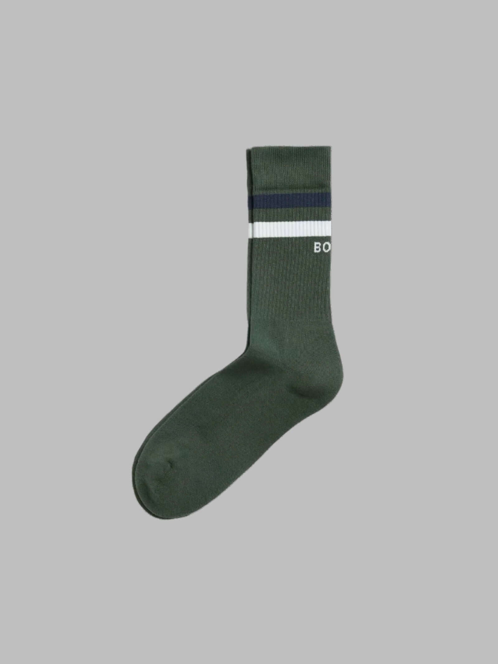 Bjorn Borg Core Crew Socks 3-pack - Night Sky/Green/White