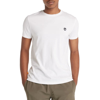 Timberland Dunstan Small Logo River T-Shirt for Men - White
