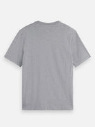 Scotch & Soda CORE Logo T-Shirt in Grey – 100% Cotton, Crewneck, Short Sleeve