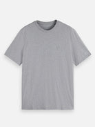 Scotch & Soda CORE Logo T-Shirt in Grey – 100% Cotton, Crewneck, Short Sleeve