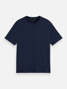 Scotch & Soda CORE Logo T-Shirt in Navy – 100% Cotton, Crewneck, Short Sleeve