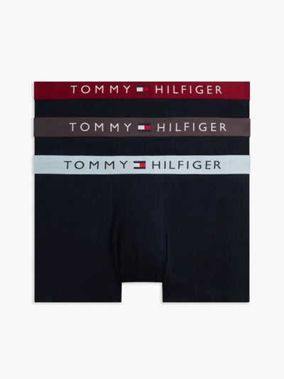 Tommy Hilfiger 3-Pack TH Original Logo Waistband Trunks