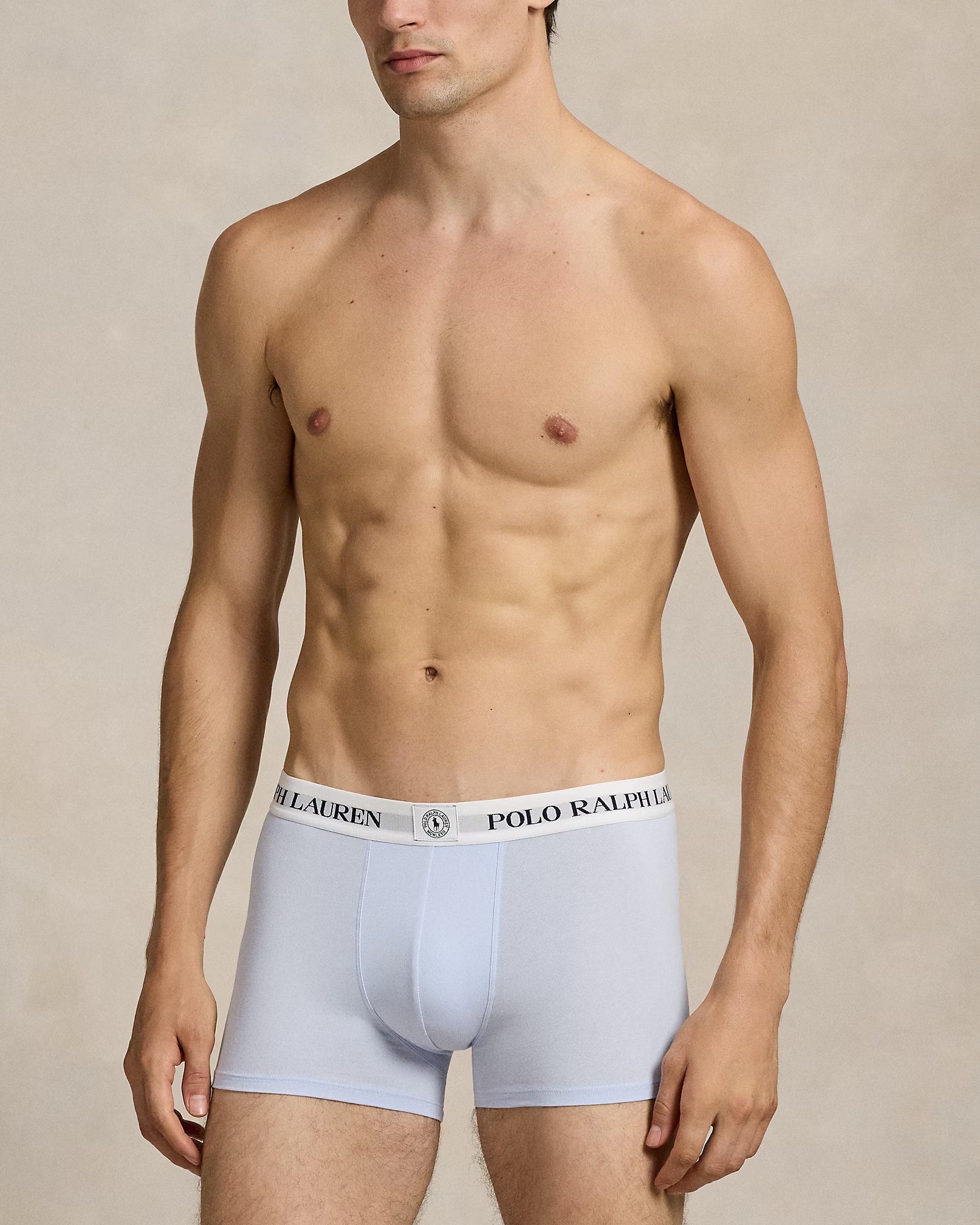 Polo Ralph Lauren Men's Trunk Boxers 3-Pack – Oxford Blue/White/Classic Navy