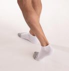 Crossfly Original Men's Low Cut Socks - White lifestyle view