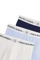 Polo Ralph Lauren Men's Trunk Boxers 3-Pack – Oxford Blue/White/Classic Navy