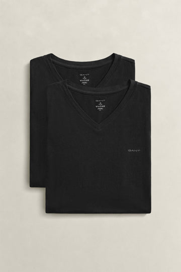 GANT 2-Pack V-Neck T-Shirts – Regular Fit Cotton Tees