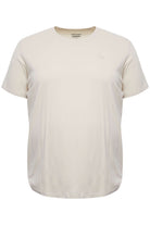 Blend BHDINTON Logo Tee - Crew Neck, Oyster Grey