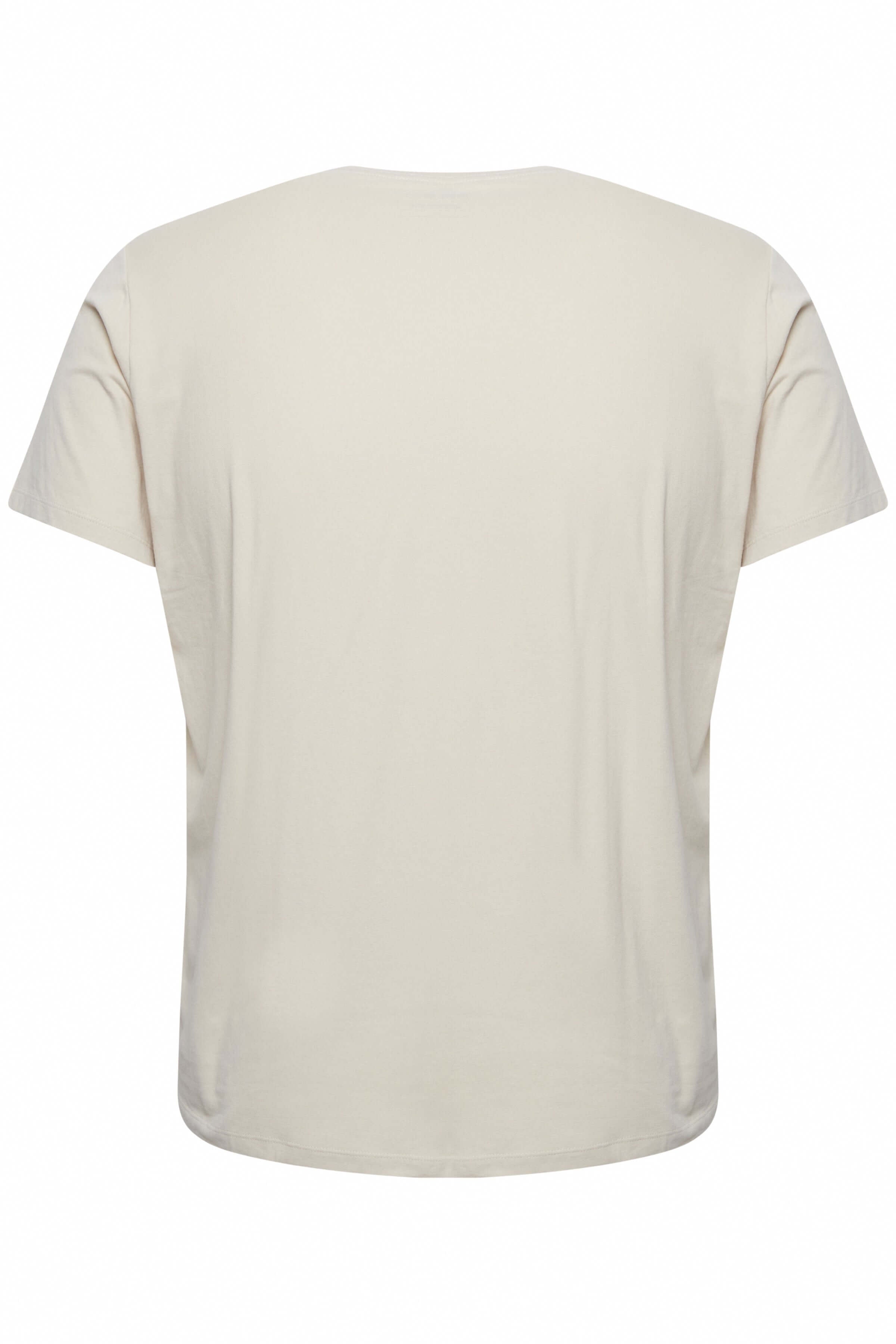 Blend BHDINTON Logo Tee - Crew Neck, Oyster Grey