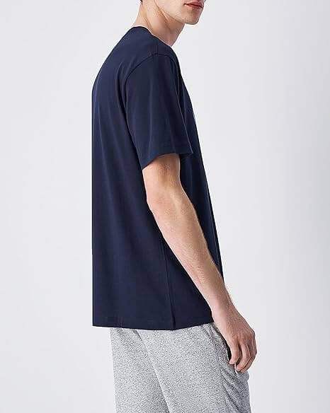 Champion Graphic T-Shirt for Men - 100% Cotton - Navy