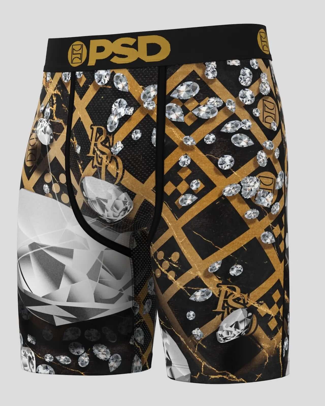 PSD Sports Underwear Deluxe, Standard Length 7" Boxer Briefs