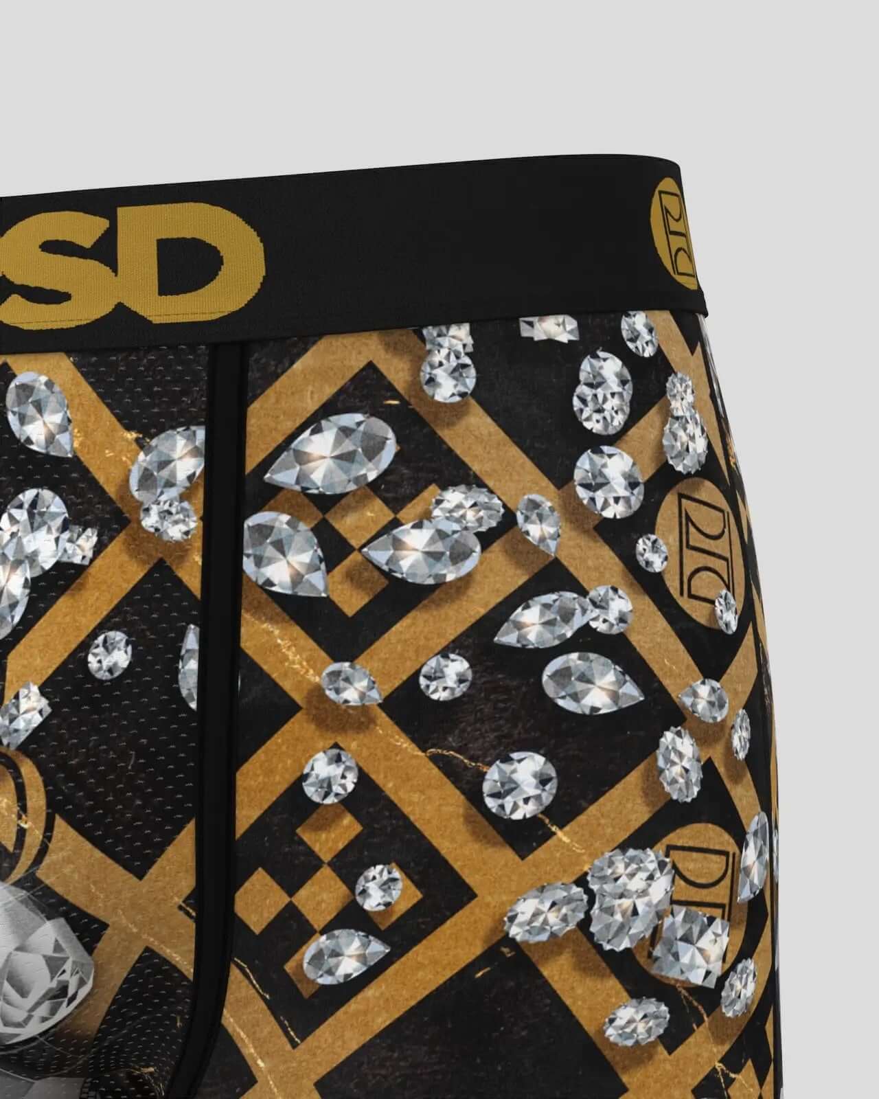 PSD Sports Underwear Deluxe, Standard Length 7" Boxer Briefs