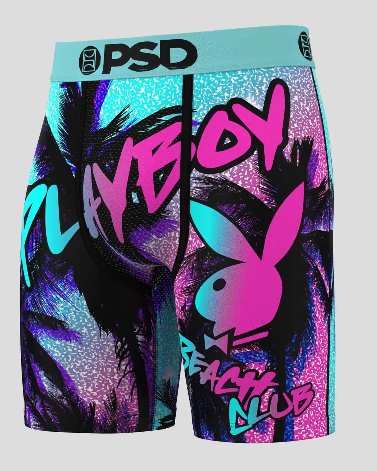 PSD Underwear Men's 3 Pack - Playboy Essentials 7" Boxer Briefs